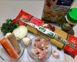 Foto langkah ke 1 dari resep 21. Spaghetti Alfredo.
