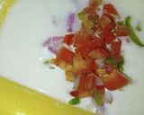 A picture of step 2 of Masala veggie raita.