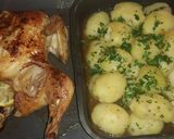 Foto del paso 5 de la receta Pollo de ajo y limón al horno