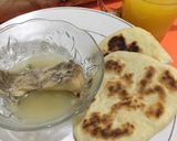 Foto langkah ke 7 dari resep Khubz roti arab atau roti pita.