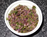 A picture of step 3 of Grilled Chicken Breast with Chimichurri Tapenade.