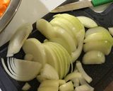 A picture of step 3 of Simple Nikujaga.