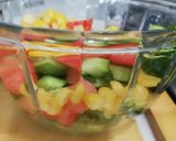 A picture of step 1 of Mix veggies salad.