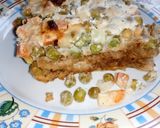Sertéskaraj zöldségekkel recept fázis 3 fotója