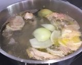 A picture of step 1 of Tuscan Chicken Soup.