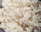 Hình bước làm 1 của món Onigiri với cơm gạo Bắc Hà và chà bông