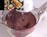 A picture of step 3 of Chocolate condensed milk buttercream.