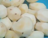 A picture of step 1 of One bite Potato pillows.
