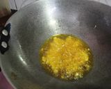 A picture of step 3 of Cauliflower Manchurian.