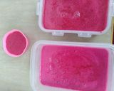 Foto langkah ke 4 dari resep Puding Buah Naga w/ Cream Cheese.