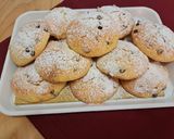 Pas rețetă Biscuiți cu portocale și fulgi de ciocolată 9 fotografie