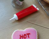 A picture of step 12 of Vickys 'Love Hearts' Valentine Cookies, GF DF EF SF NF.