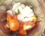 A picture of step 1 of Masala Bhindi.