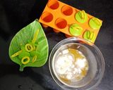 A picture of step 3 of Pinacolada orange kulfi.
