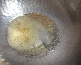 A picture of step 2 of Drumsticks sabji.