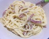 Foto langkah ke 3 dari resep Spaghetti Alfredo Creamy.