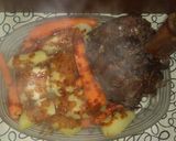 Foto del paso 8 de la receta: Osobuco braseado al vino tinto con verduras al vapor