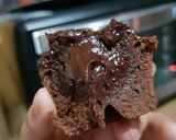 รูปขั้นตอนการทำที่ 6 ของ Nutella brownie cupcake ❤ ข้างในเป็นครีมเยิ้มๆ