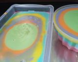 Foto langkah ke 7 dari resep Rainbow Bread Pudding.
