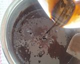Foto langkah ke 3 dari resep Fudgy Bitter Sweet Black Brownies.