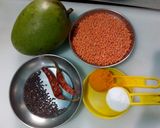 টক ডাল/আম ডাল রেসিপি ধাপ - 1 ছবি
