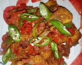 A picture of step 5 of Chilli bread.