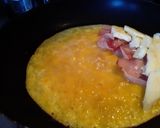 Foto del paso 6 de la receta: Omelette de plátano maduro para desayunar... 😘🍌🧀🥓🥚🍳🍌😘