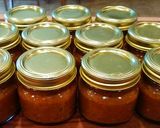 A picture of step 3 of Mike's Mango Habenero Garlic Salsa.