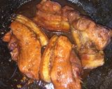 A picture of step 2 of Banh Hoi with Char Siu Pork.