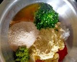 A picture of step 1 of Methi Muthiya.