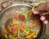 Foto langkah ke 6 dari resep Asem asem balungan dong so (daun melinjo).
