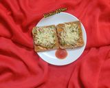 A picture of step 5 of Veg toast.