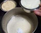 A picture of step 2 of Besan Suji Sandwich Dhokla.