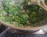 A picture of step 4 of Fenugreek (micro greens) bhaji.