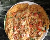 A picture of step 6 of Masala omelette.