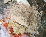 A picture of step 5 of Gutthi vankaya.