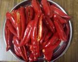 Stuffed red chilli pickle recipe step 2 photo