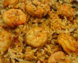 Foto langkah ke 18 dari resep Nasi Kacang ijo + Udang ala Kuwait (Mamous al Rubyan).