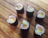 Une image de l'étape 9 de Sushis (Maki - California) Truite-Avocat.