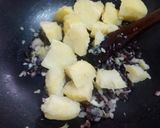 A picture of step 3 of Mukimo ya njahe😁.