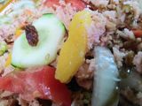 Ensalada con mango y frutos secos