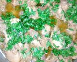 A picture of step 6 of White chicken karahi.