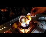 A picture of step 2 of Dhaniya lesuni kebab.