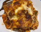 A picture of step 9 of Baked Rotini with Italian Hot Sausage.