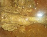 A picture of step 7 of Chicken qorma.