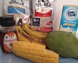 Foto langkah ke 1 dari resep OATMEAL pisang jagung mangga.