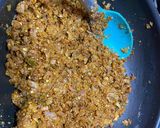 A picture of step 4 of Rajasthani aloo pyaaz kachori.
