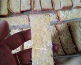 Foto langkah ke 2 dari resep Bagelan roti tawar / roti tawar kering.