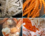 รูปขั้นตอนการทำที่ 1 ของ ส้มตำยอดมะพร้าวอ่อนกุ้งสด /Young Coconut Shoot Salad with Shrimp