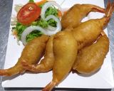 รูปขั้นตอนการทำที่ 5 ของ กุ้งชุบแป้งทอด